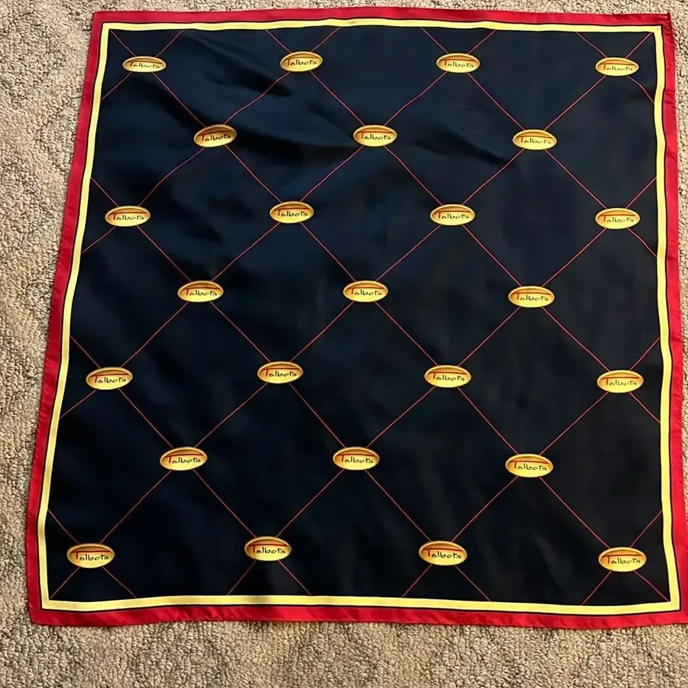 Talbots Silk Scarf approx 21 x 21